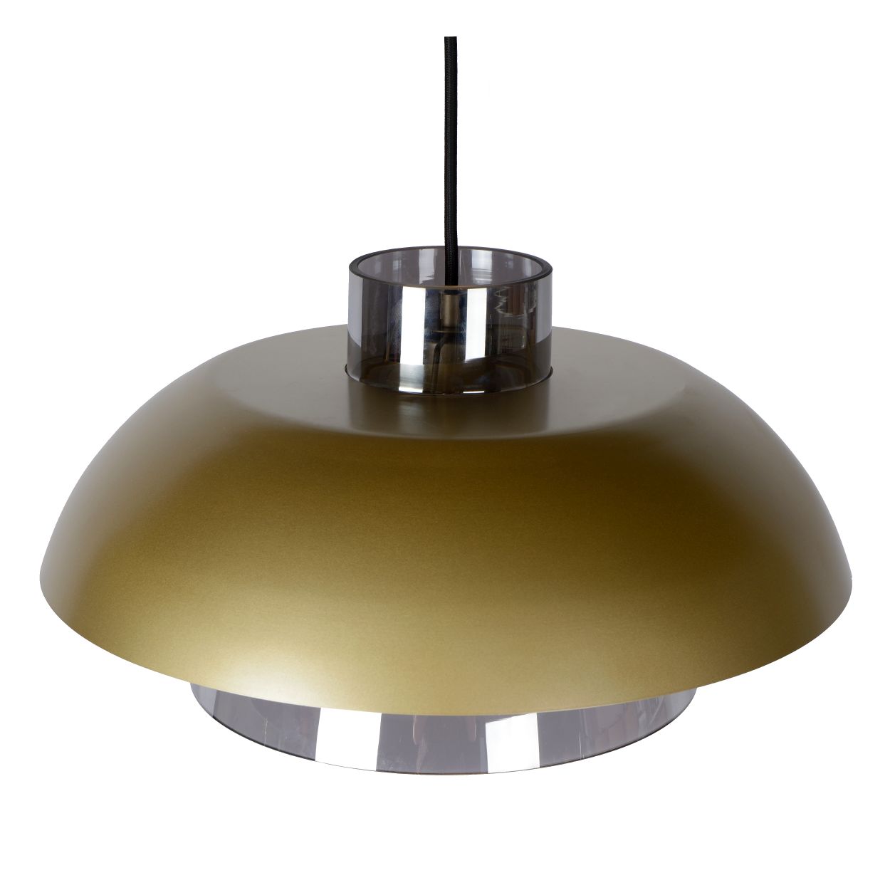 Lucide AVONMORE - Hanglamp - Ø 40 cm - 1xE27 - Mat Goud / Messing