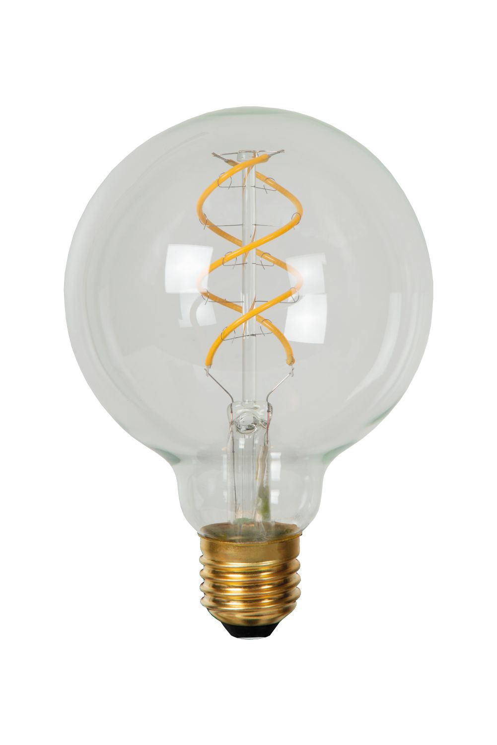 Lucide G95 - Filament lamp - Ø 9,5 cm - LED Dimb. - E27 - 1x4,9W 2700K - Transparant