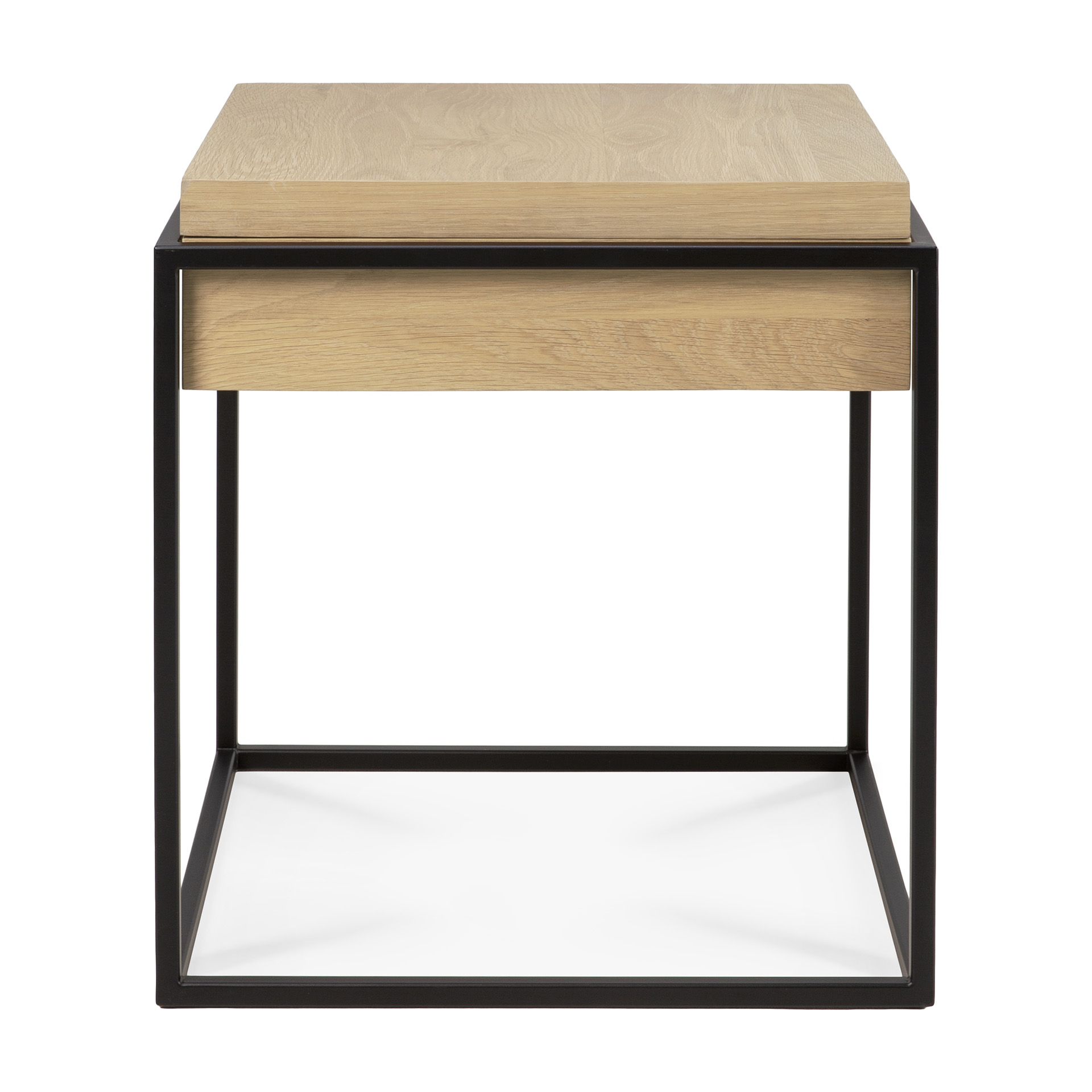 Ethnicraft - Monolit bijzettafel eiken - (48 x 48 x 51 cm)