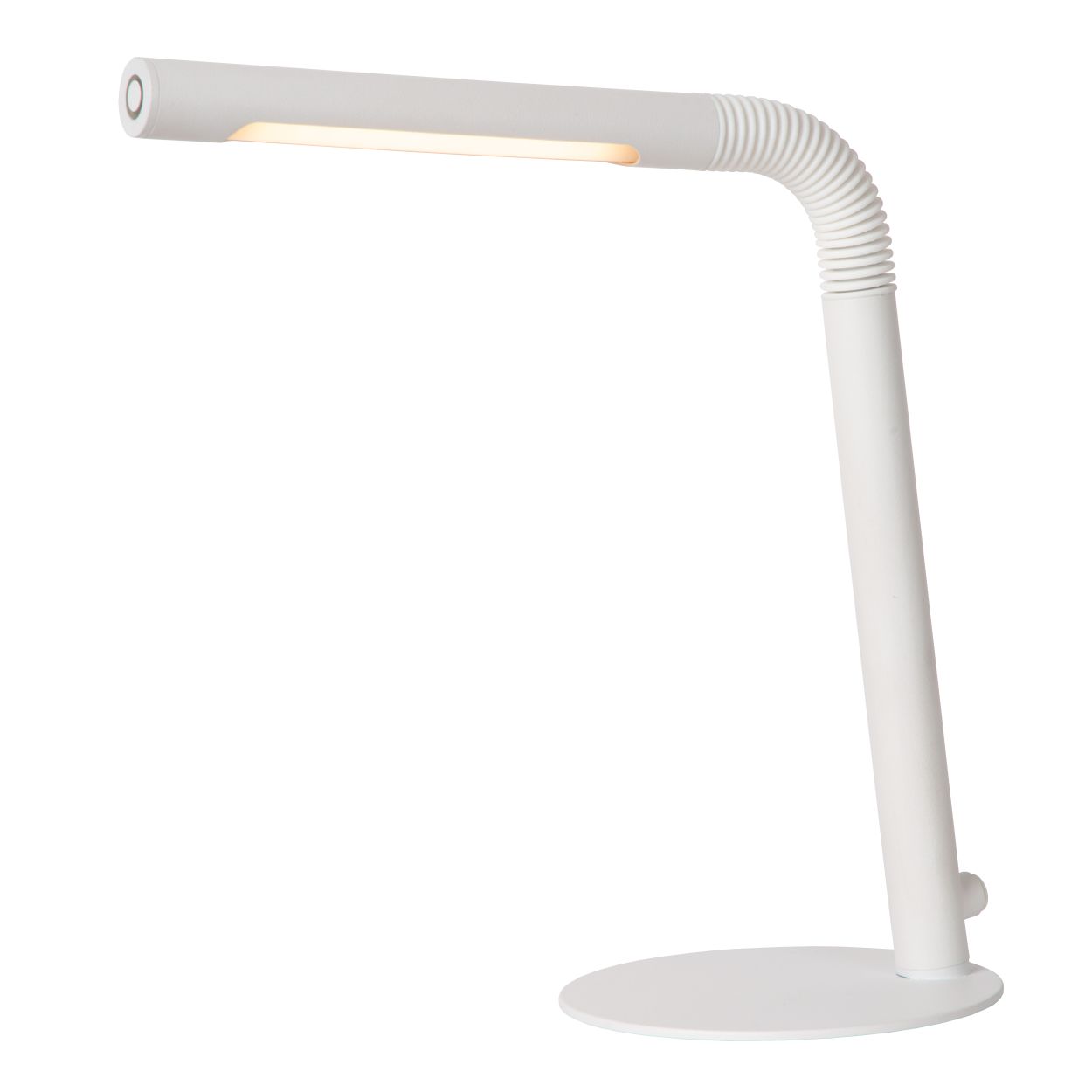 Lucide GILLY - Oplaadbare Bureaulamp - Accu/Batterij - LED Dimb. - 1x3W 2700K - Wit