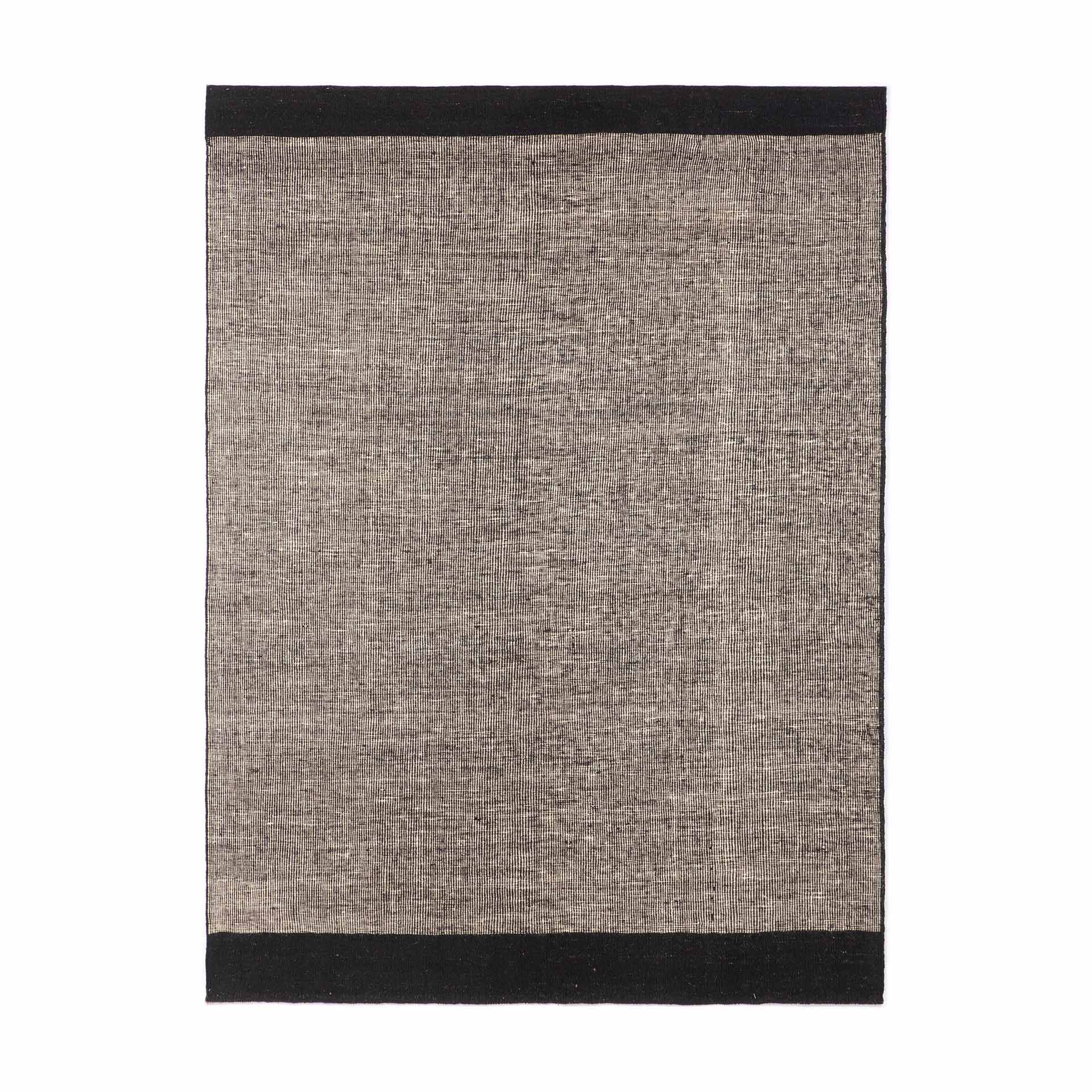 Ethnicraft - Dots Black kilim tapijt (250 x 350 x 1 cm)