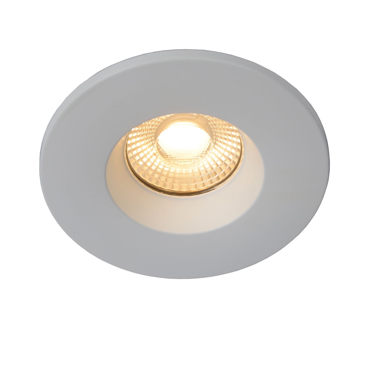 Lucide BINKY LED - Inbouwspot Badkamer - Ø 8,8 cm - LED Dimb. - 1x6,5W 3000K - IP65 - Zwart