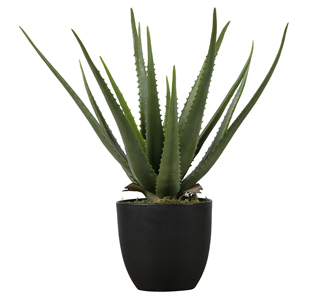 Aloe vera artificial plant green 55cm