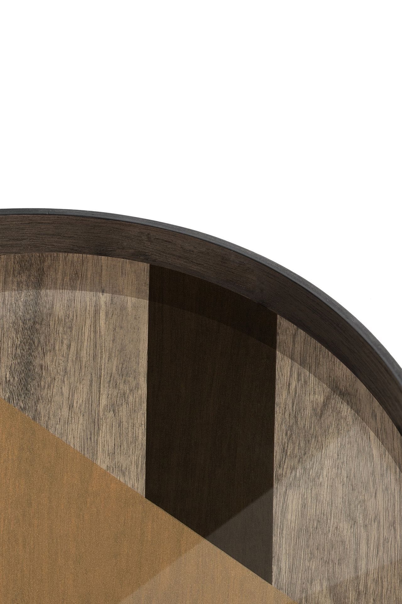 Ethnicraft - Angle dienblad Bronze XL (Ø 92 cm x 4 cm)