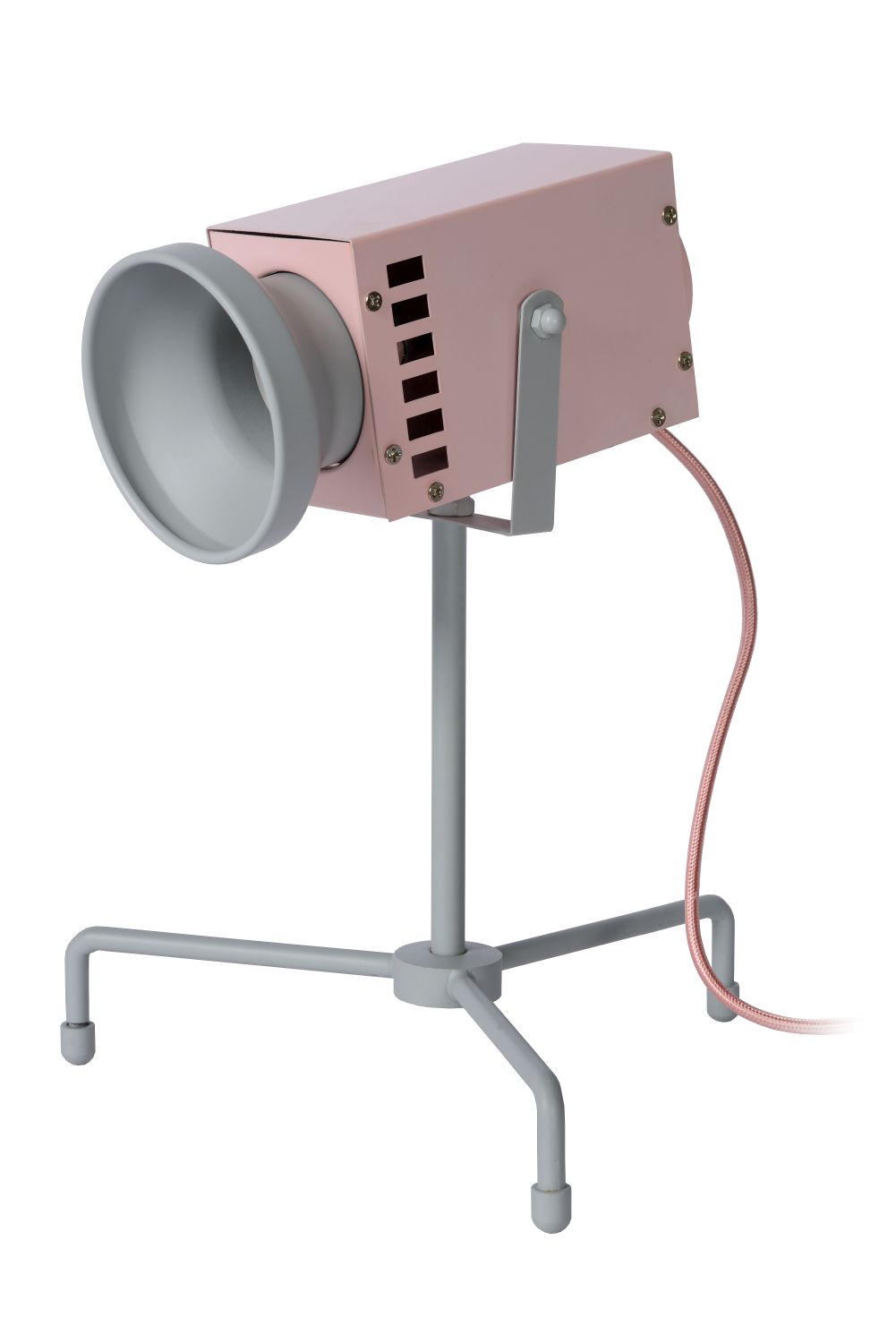 Lucide BEAMER - Tafellamp Kinderkamer - LED - 1x3W 3000K - Roze