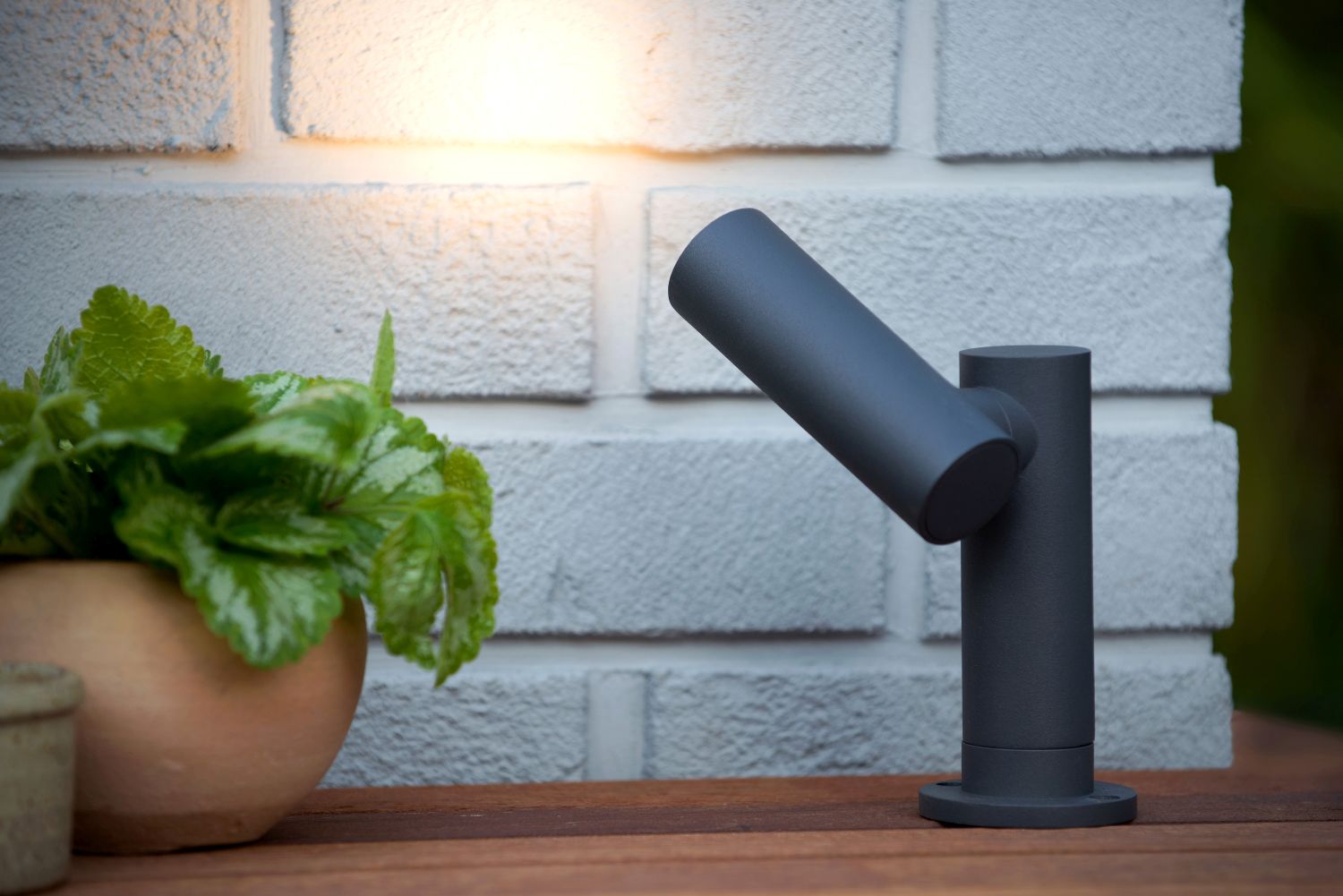 Lucide TATUM - Tuinspot Buiten - LED - 1x4,5W 3000K - IP65 - Antraciet