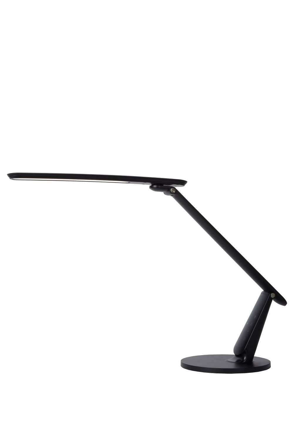 Lucide PRACTICO - Bureaulamp - LED Dim to warm - 1x10W 2700K/6000K - Zwart