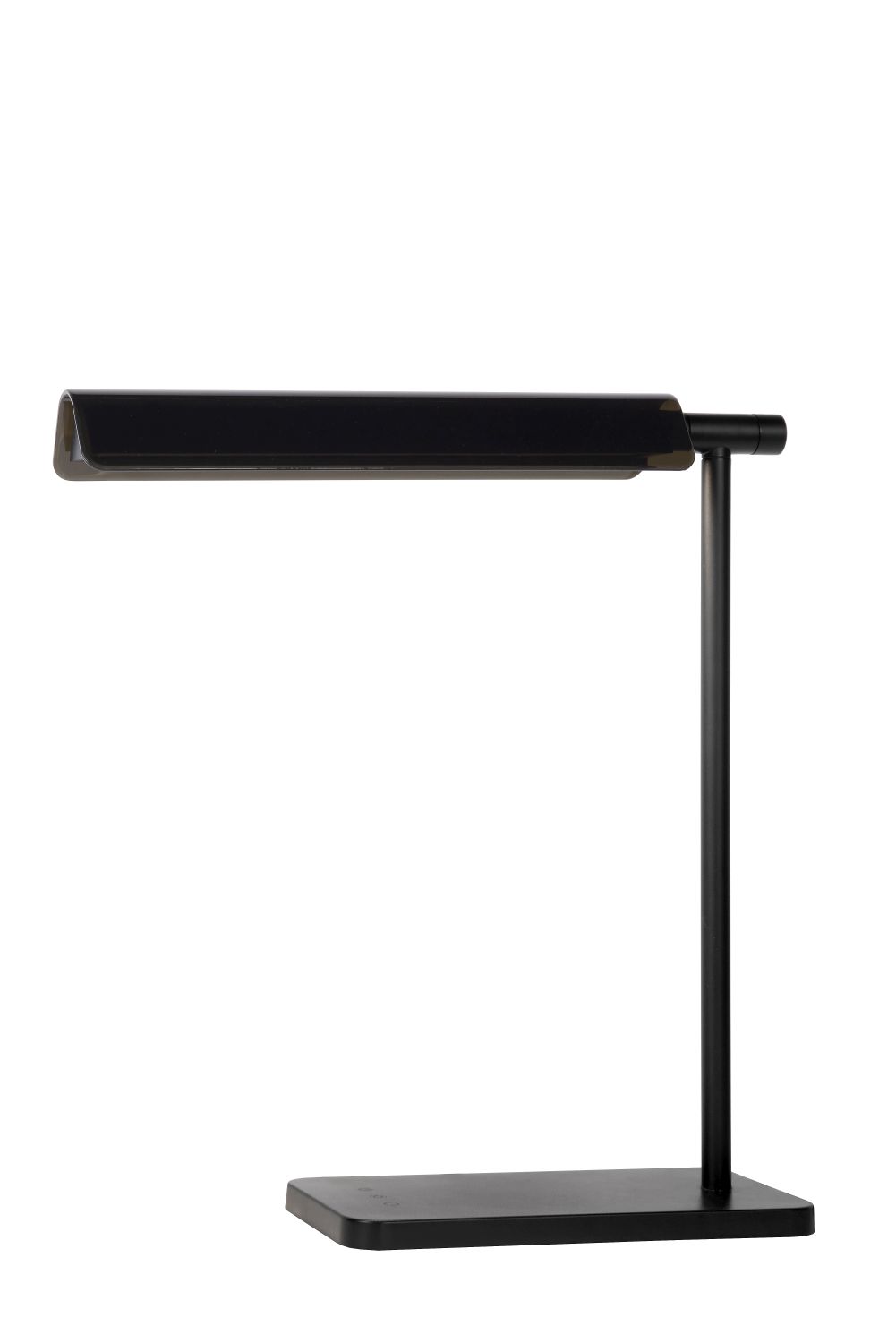 Lucide LEVI - Bureaulamp - LED Dimb. - 1x5,5W 6500K - 3 StepDim - Zwart