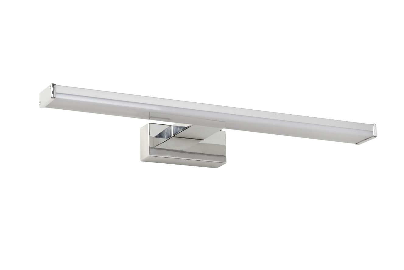 Lucide ONNO - Spiegellamp Badkamer - LED - 1x8W 3000K - IP44 - Mat chroom