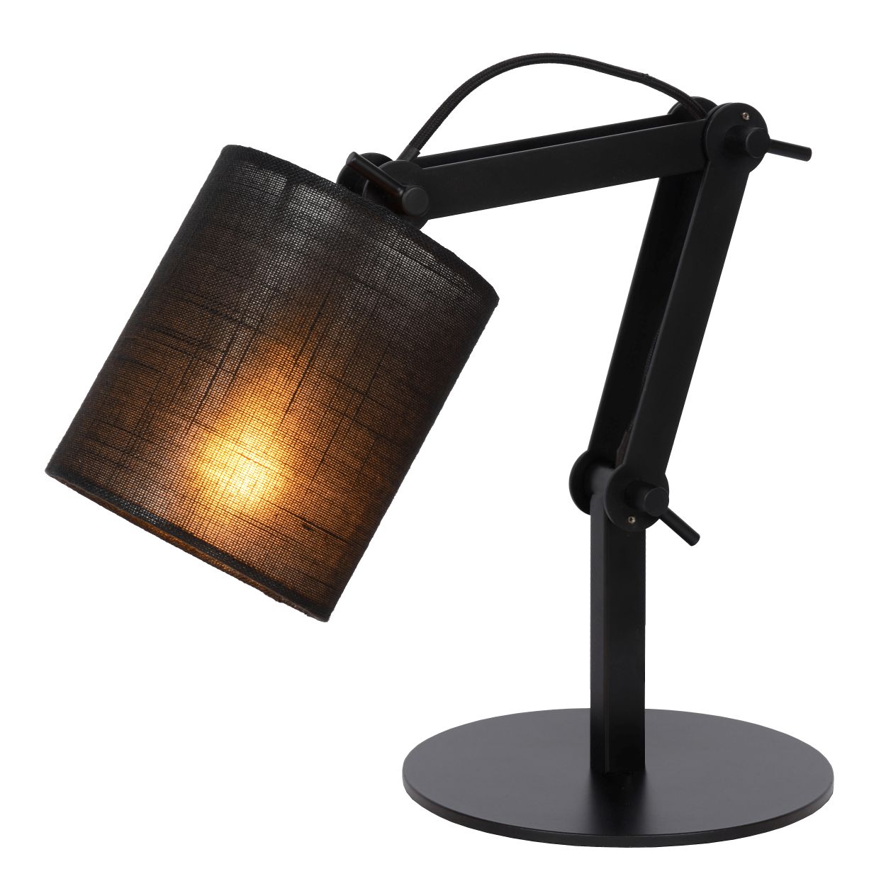 Lucide TAMPA - Bureaulamp - 1xE27 - Zwart