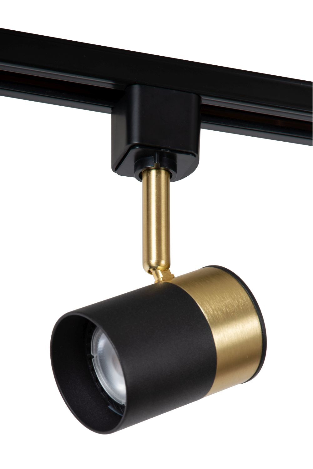 Lucide TRACK FLORIS Railspot - 1-fase Railsysteem / Railverlichting - 1xGU10 - Zwart (Uitbreiding)