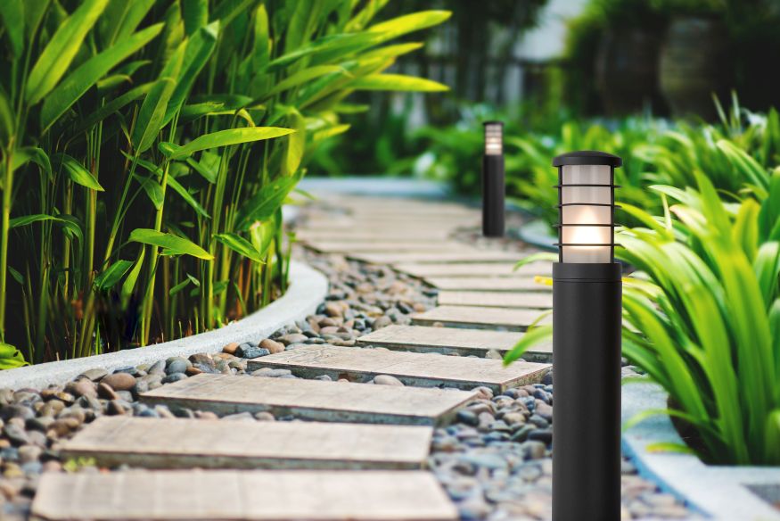 Lucide SOLID - Sokkellamp Buiten - Ø 9 cm - 1xE27 - IP54 - Antraciet