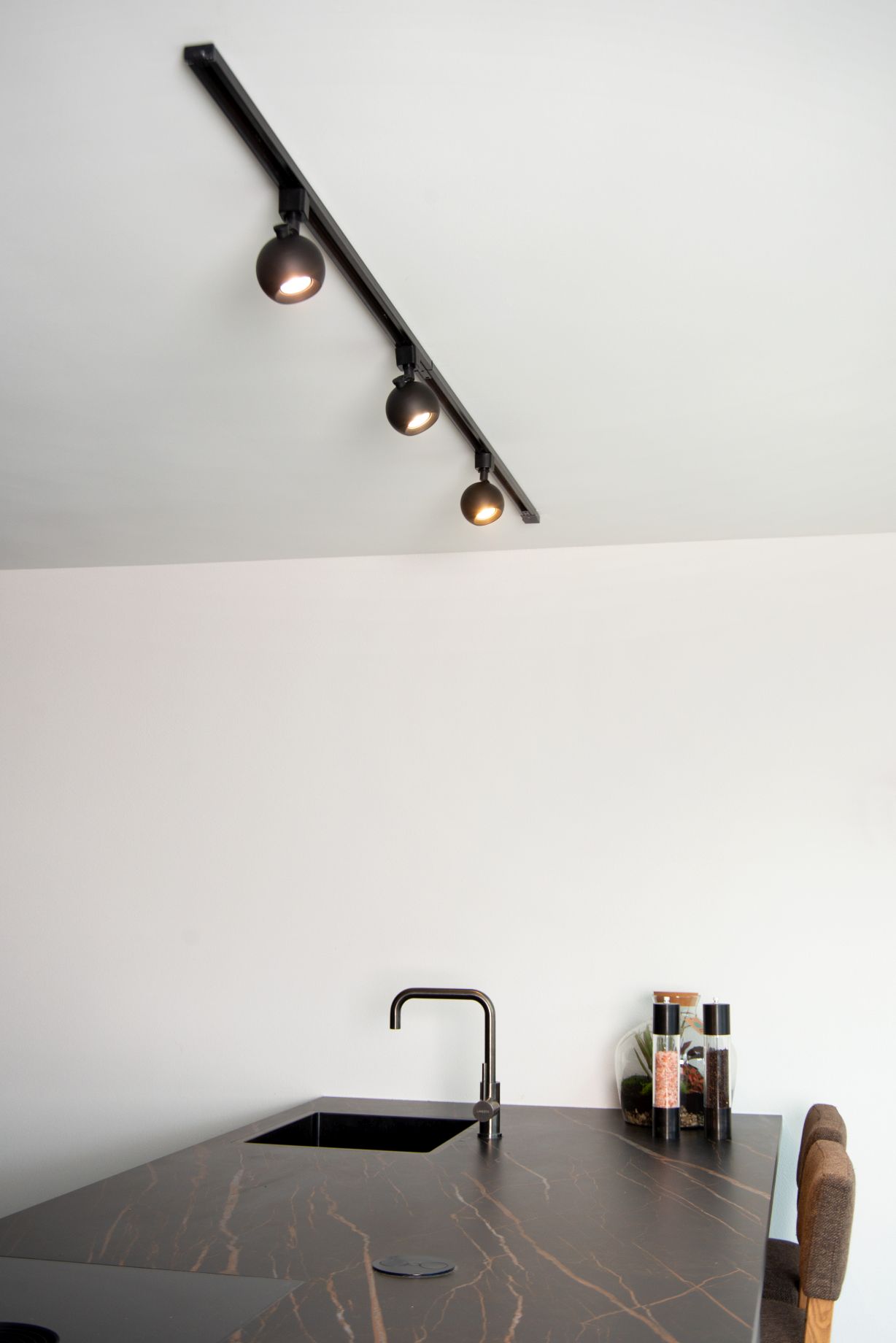 Lucide TRACK FAVORI Railspot - 1-fase Railsysteem / Railverlichting - 1xGU10 - Zwart (Uitbreiding)