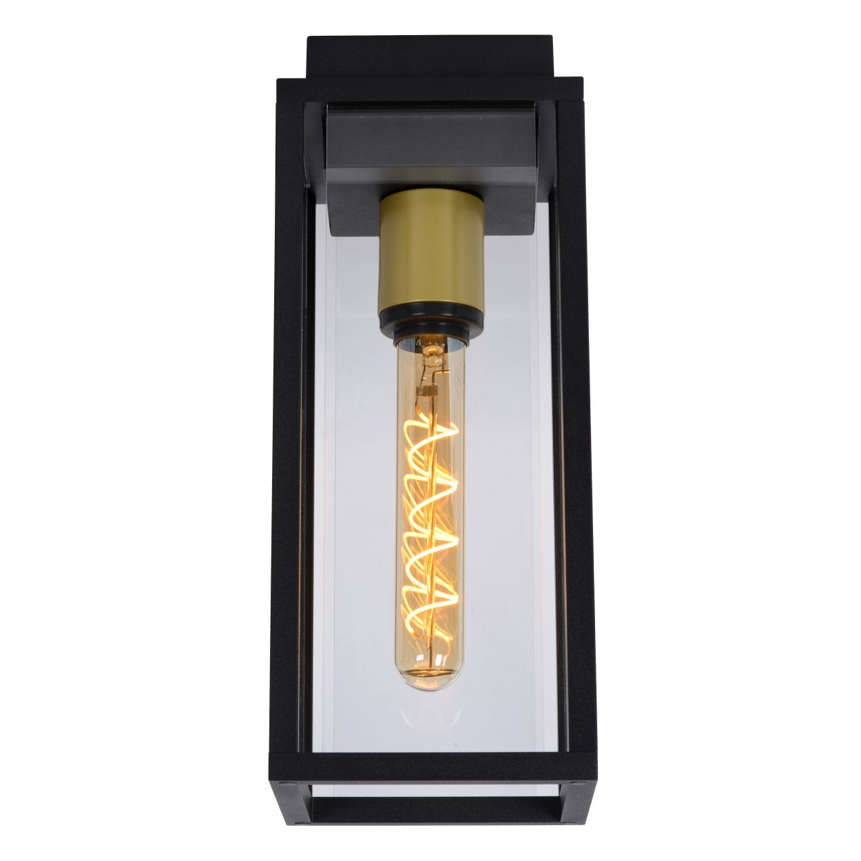 Lucide LAURENS - Plafonnière Buiten - 1xE27 - IP54 - Zwart