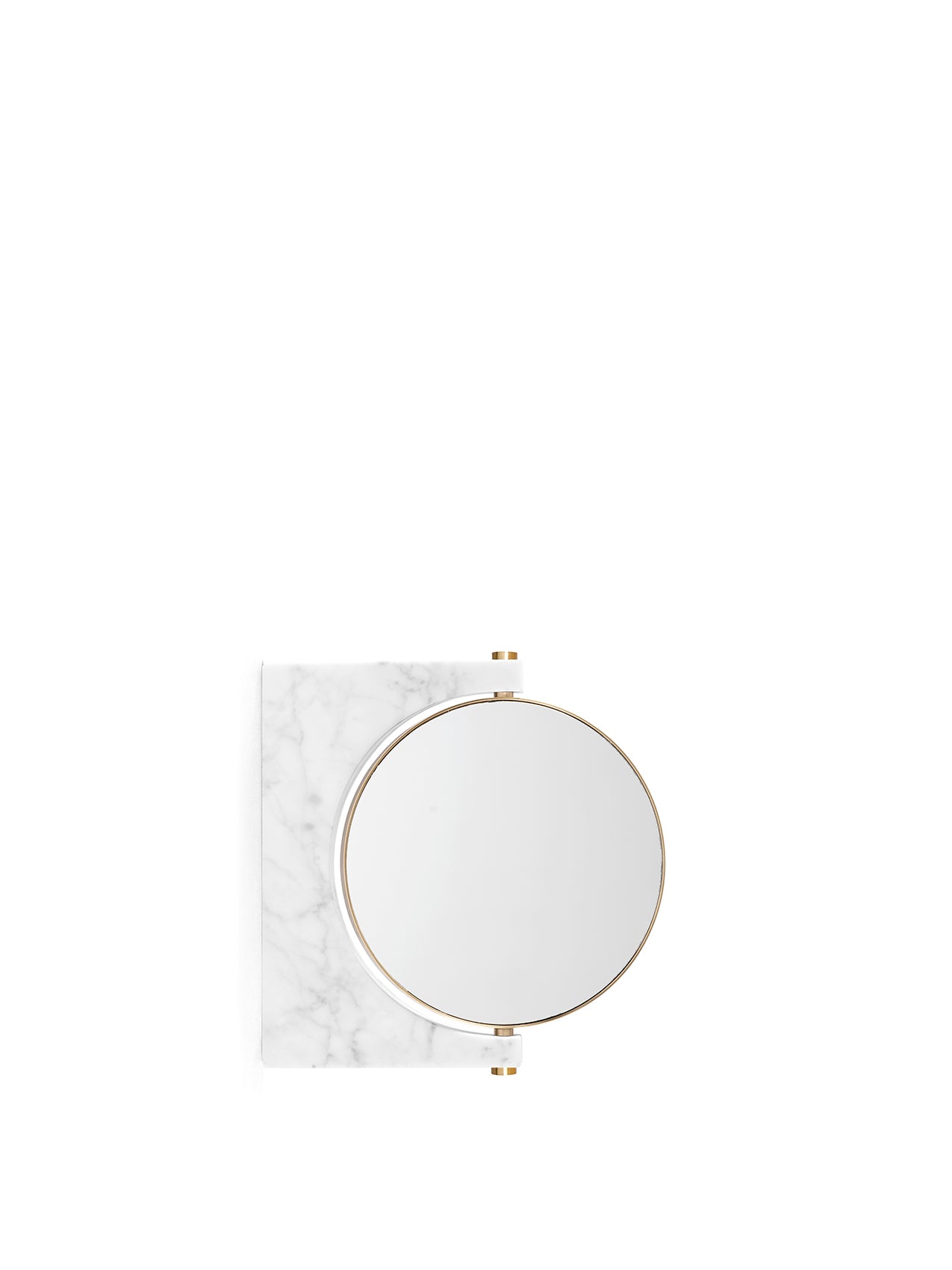 Menu - Pepe marmeren spiegel, muur, Brass / Carrara marmer