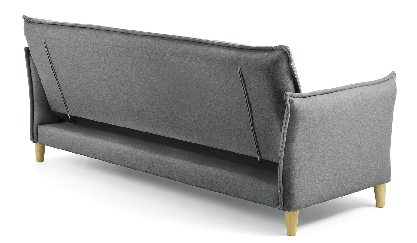 Alizee slaapbank 170 cm donkergrijs