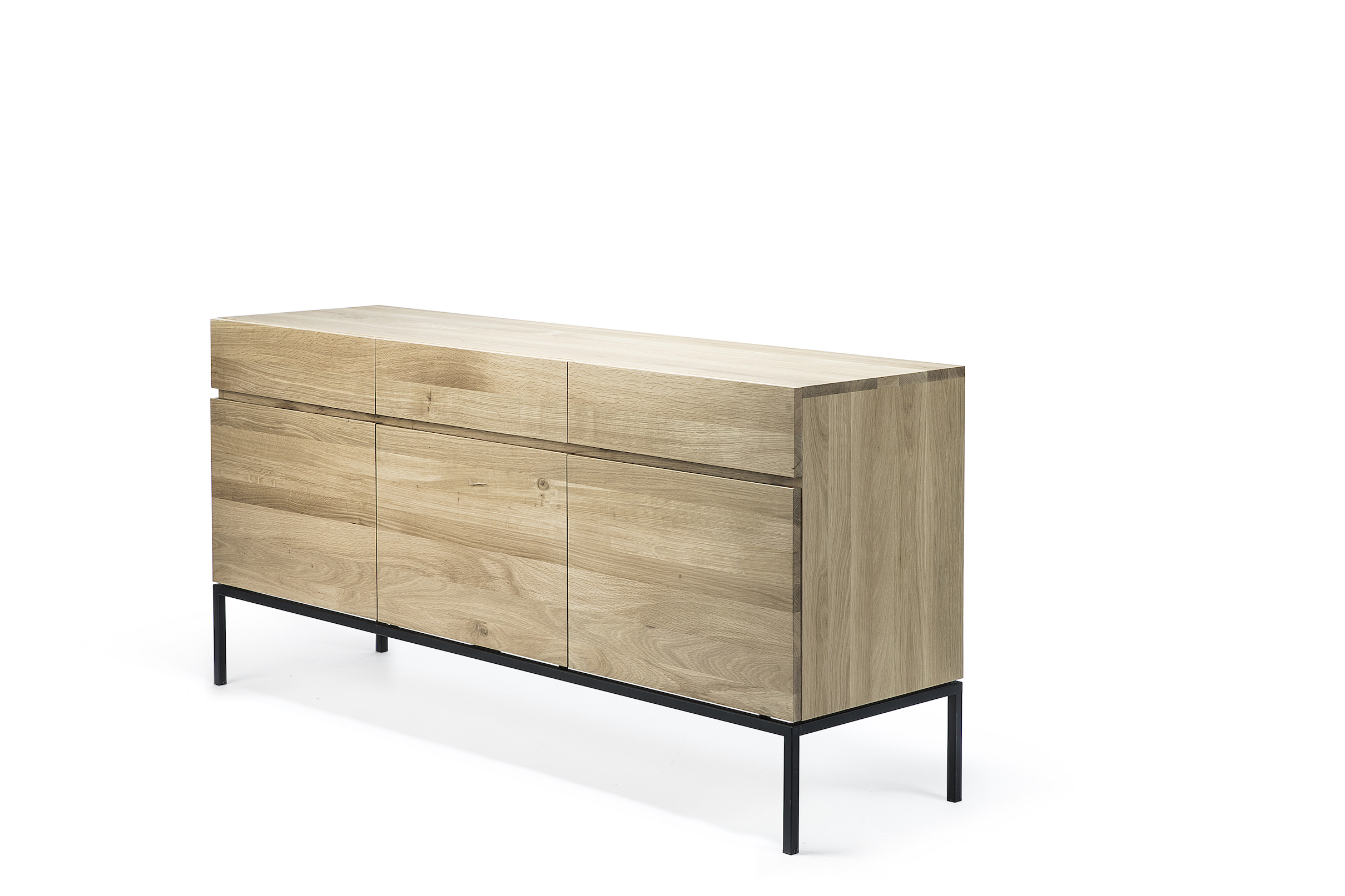 Ethnicraft - Ligna eiken dressoir (165 x 45 x 78 cm)