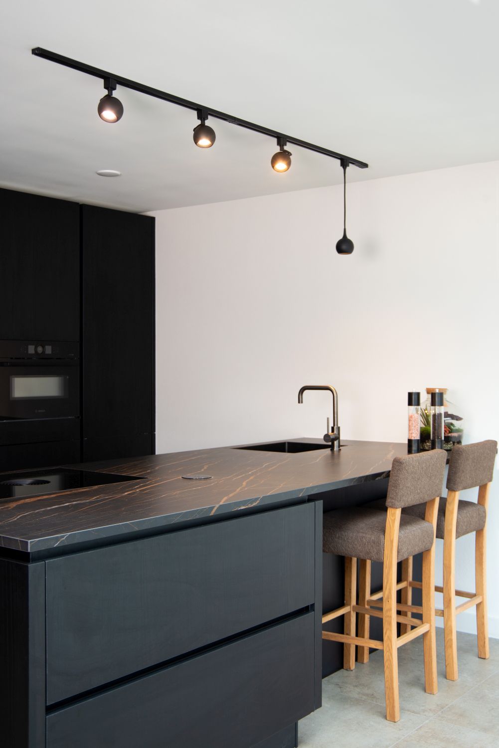 Lucide TRACK FAVORI Railspot - 1-fase Railsysteem / Railverlichting - 1xGU10 - Zwart (Uitbreiding)