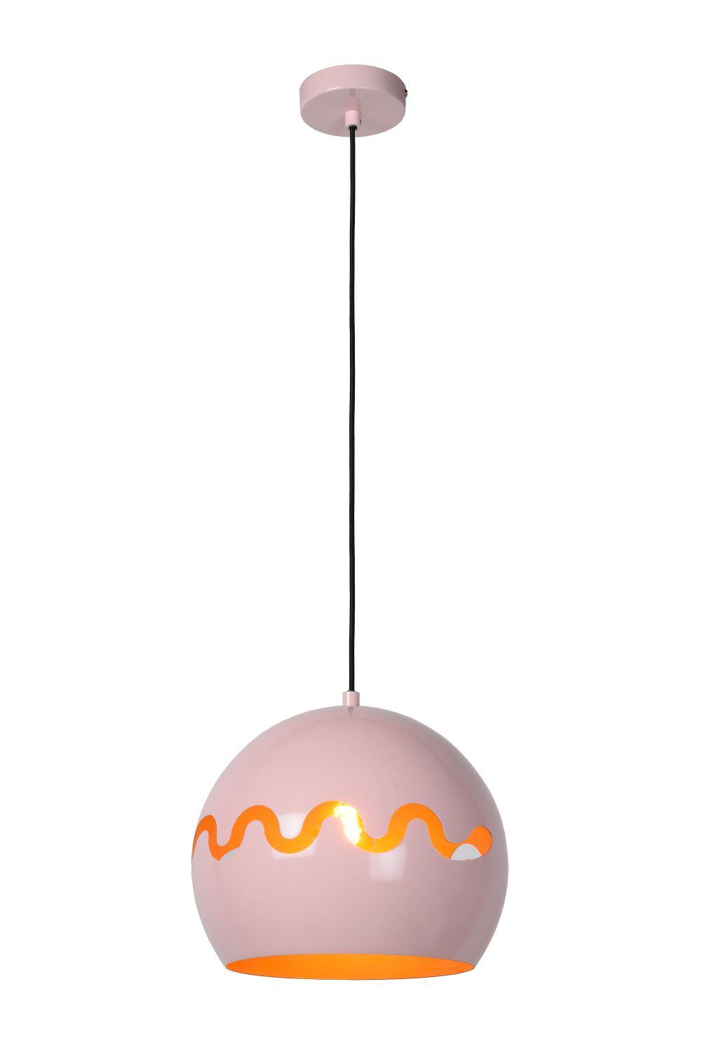 Lucide CORENTIN - Hanglamp Kinderkamer - Ø 28 cm - 1xE27 - Roze