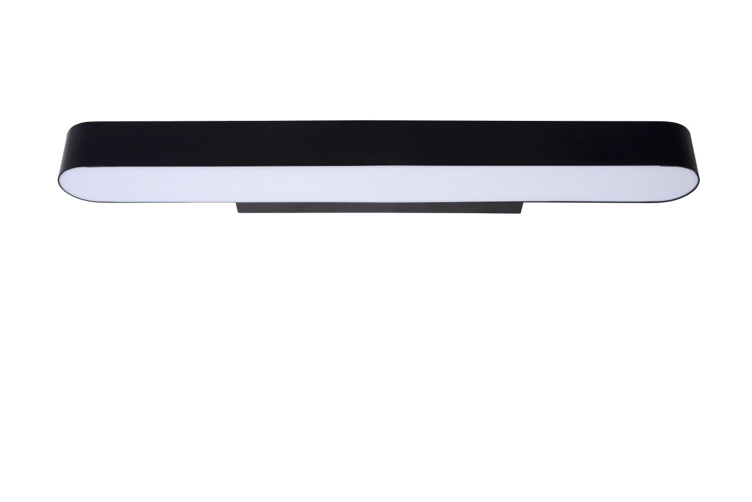 Lucide MADELON - Wandlamp Badkamer - LED - 1x9W 2700K - IP44 - Zwart