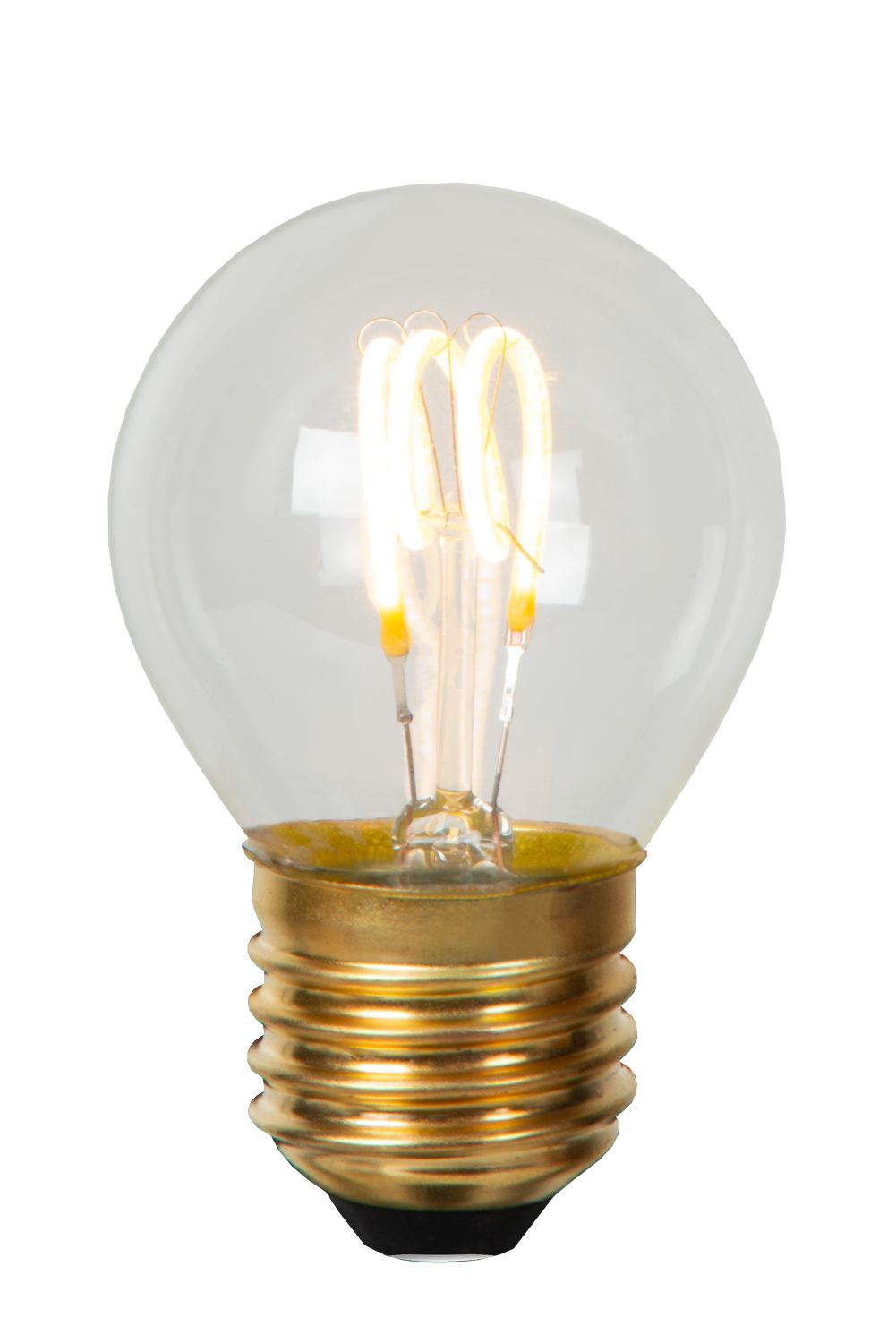 Lucide G45 - Filament lamp - Ø 4,5 cm - LED Dimb. - E27 - 1x3W 2700K - Transparant