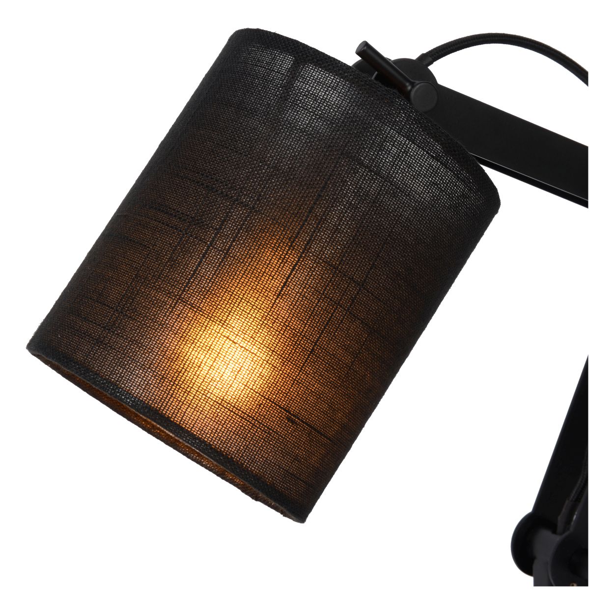 Lucide TAMPA - Bureaulamp - 1xE27 - Zwart