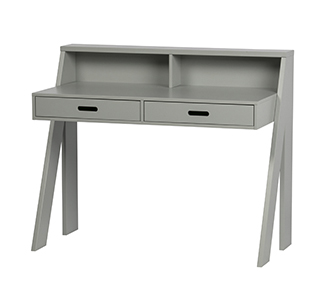 Connect desk concrete grey [fsc]
