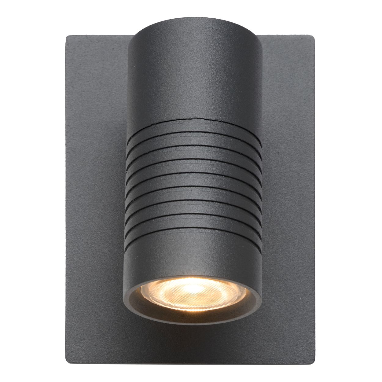 Lucide BRAN - Wandspot Buiten - LED Dimb. - 1x7W 2700K - IP54 - Antraciet