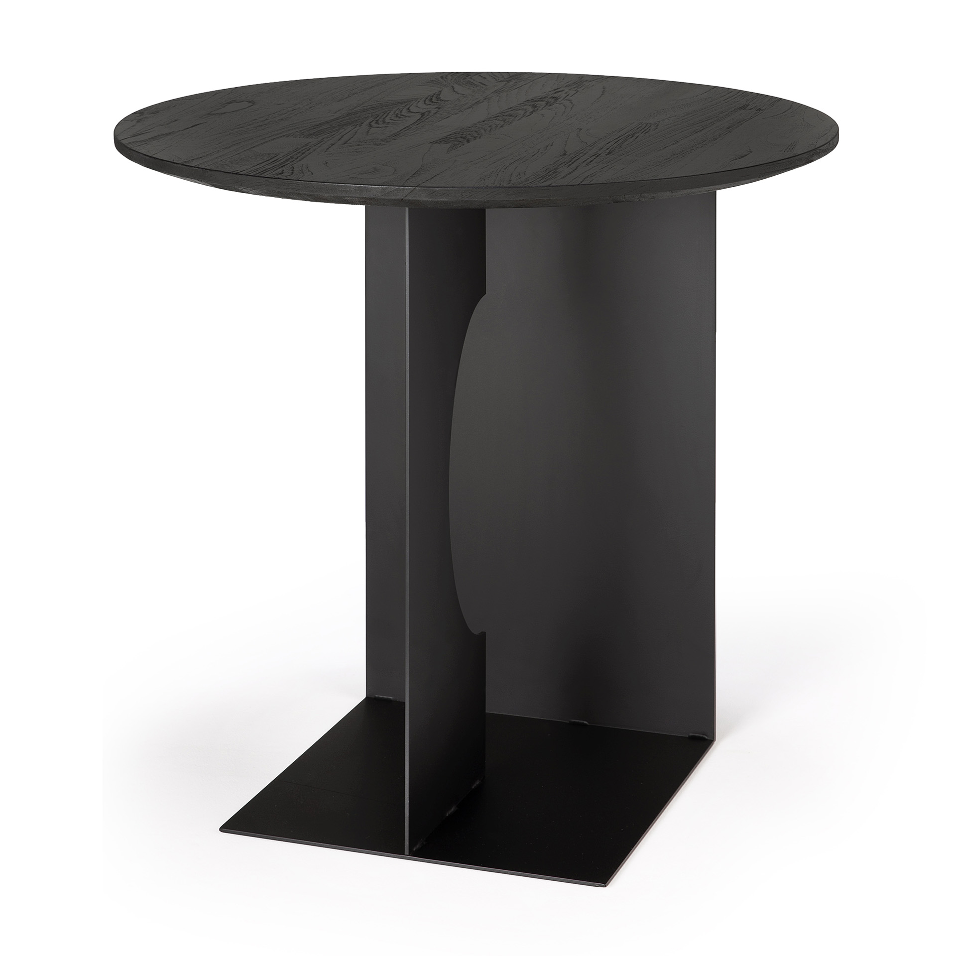 Ethnicraft - Arc bijzettafel gelakt teak - (50 x 50 x 47)