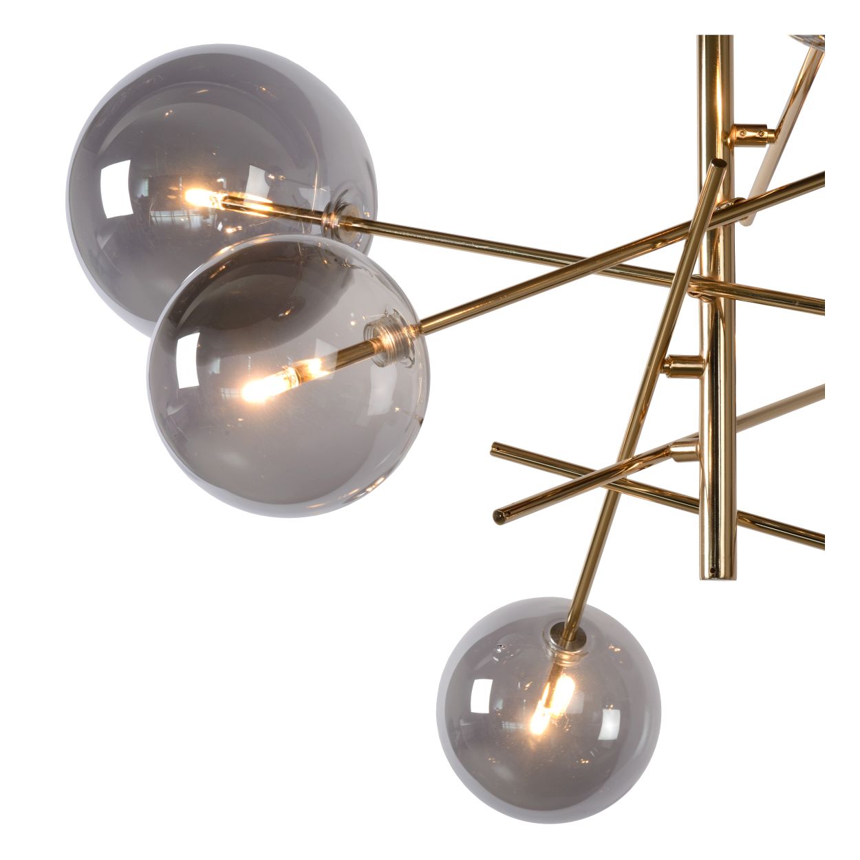 Lucide ALARA - Hanglamp - Ø 72 cm - LED - G4 - 6x2W 2700K - Goud