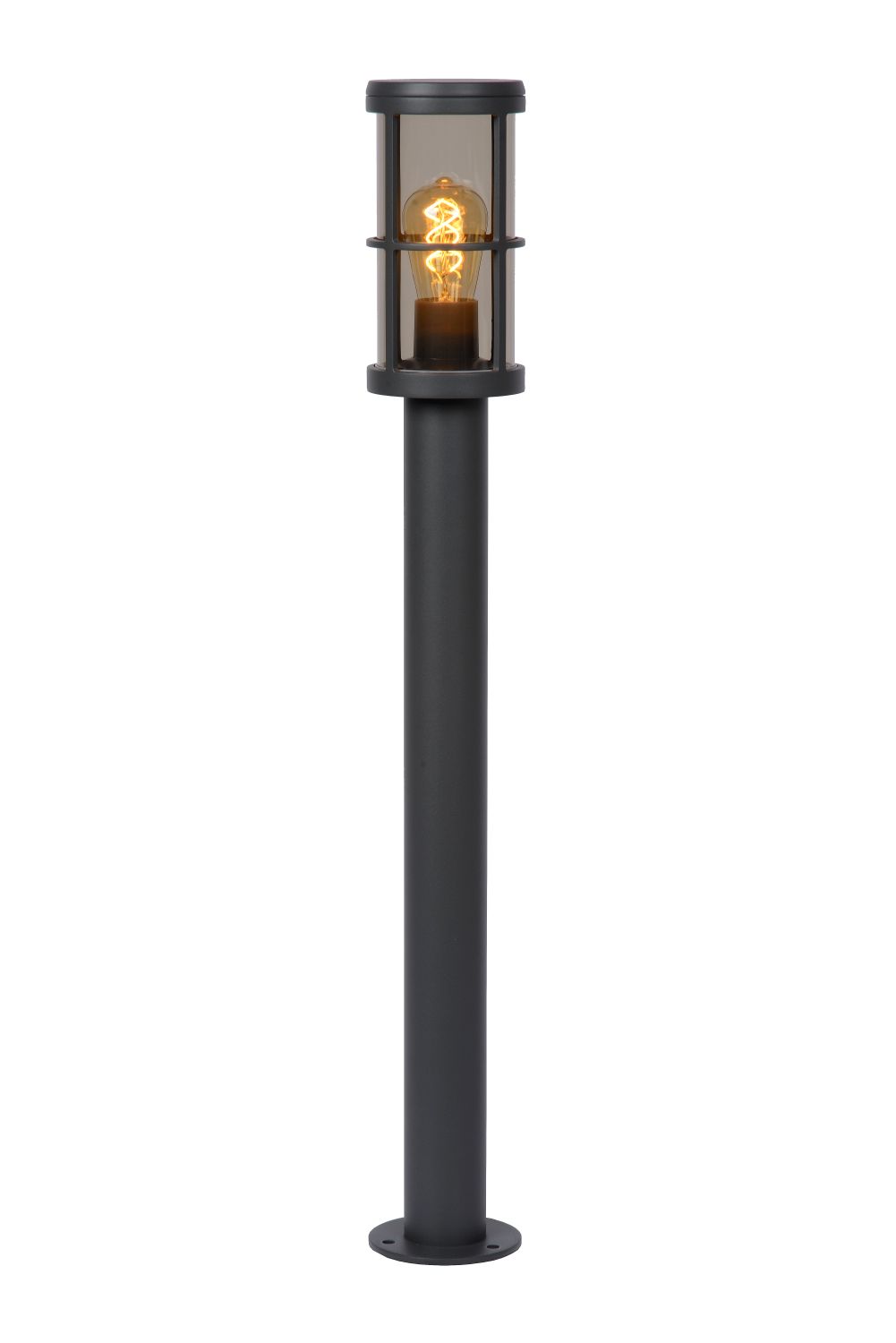 Lucide NAVI - Sokkellamp Buiten - Ø 12 cm - 1xE27 - IP54 - Antraciet