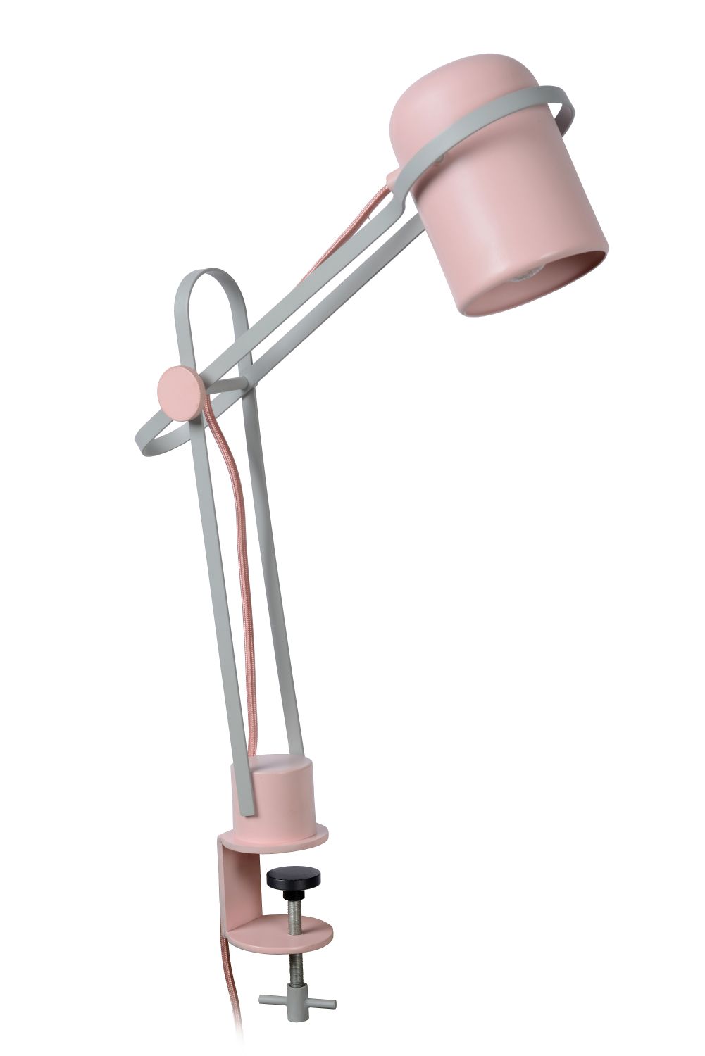 Lucide BASTIN - Klemlamp Kinderkamer - 1xE14 - Roze