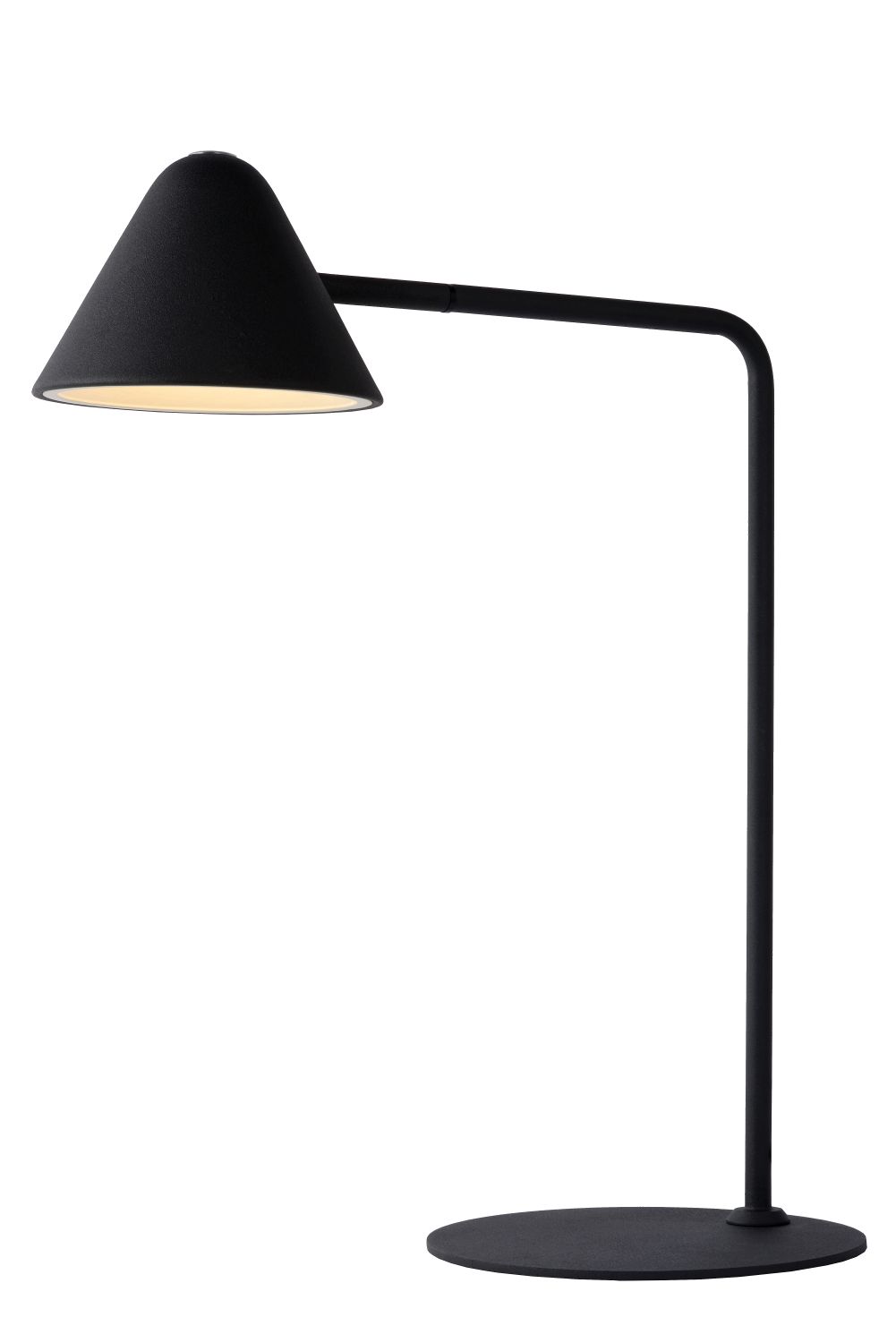 Lucide DEVON - Bureaulamp - LED - 1x5W 3000K - Zwart