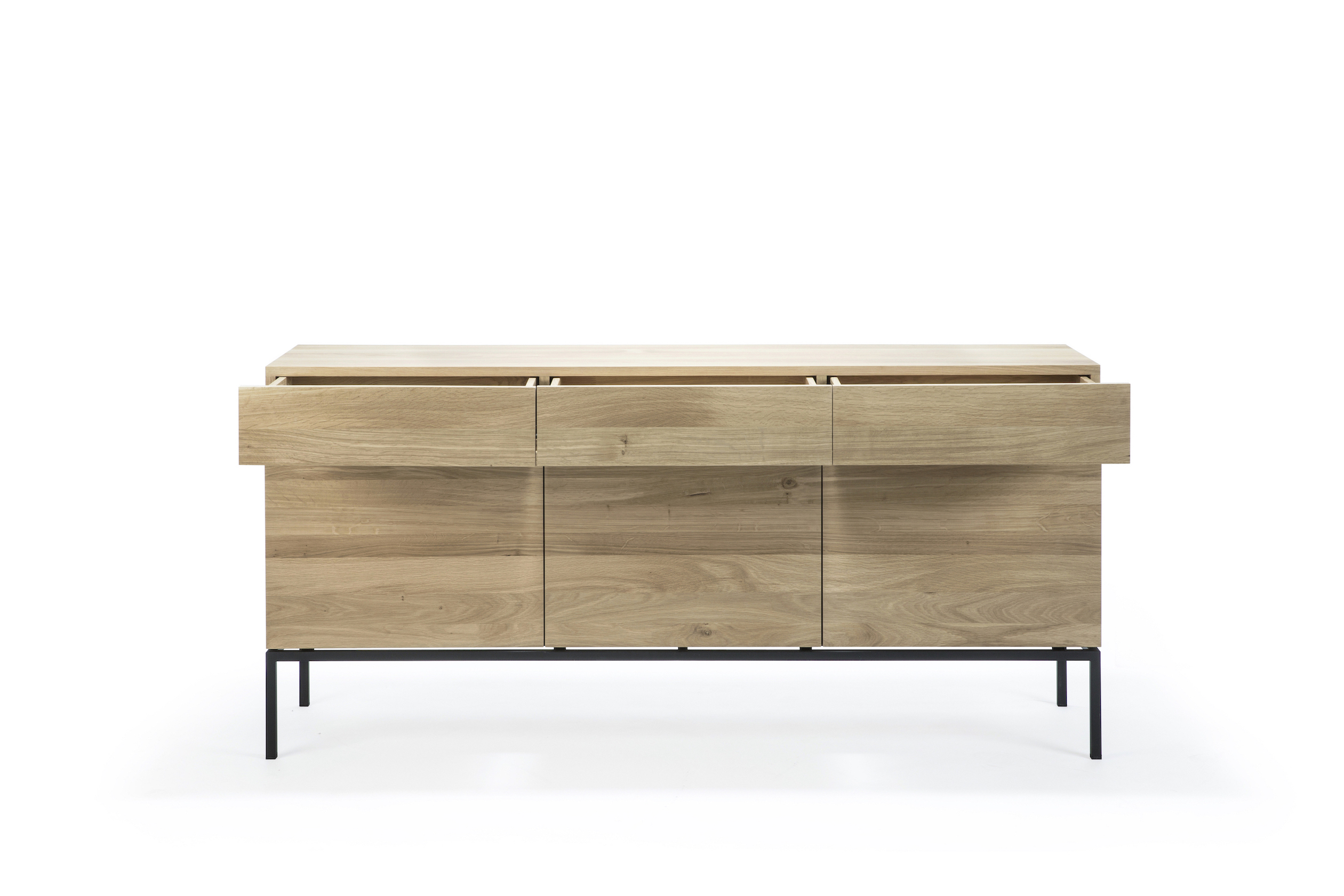 Ethnicraft - Ligna eiken dressoir (165 x 45 x 78 cm)