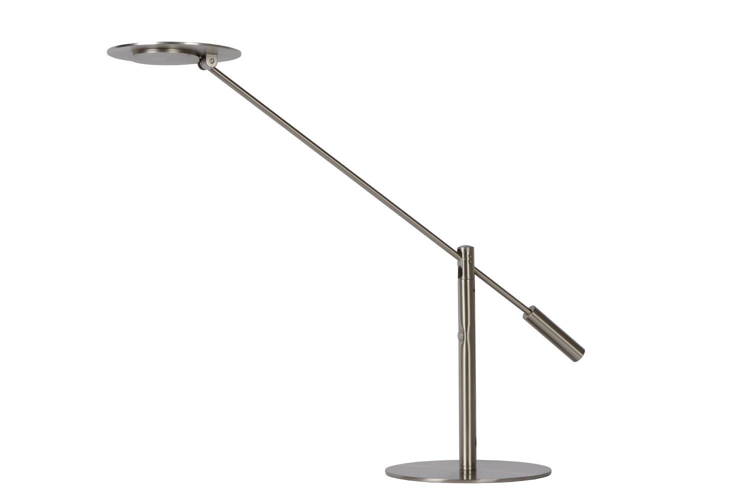 Lucide ANSELMO - Bureaulamp - LED Dimb. - 1x9W 3000K - Mat chroom