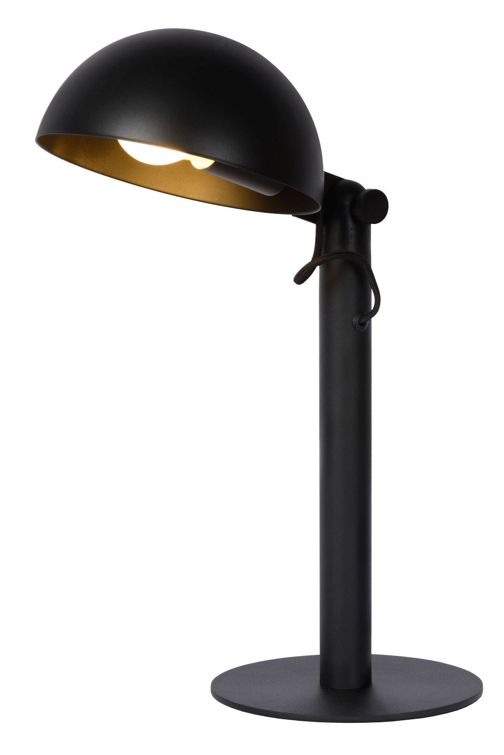 Lucide AUSTIN - Bureaulamp - Ø 20 cm - 1xE27 - Zwart