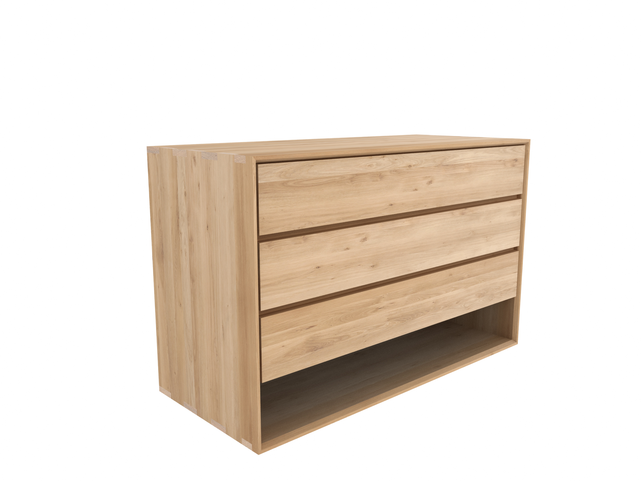 Ethnicraft - Nordic eiken dressoir (130 x 56 x 83 cm)