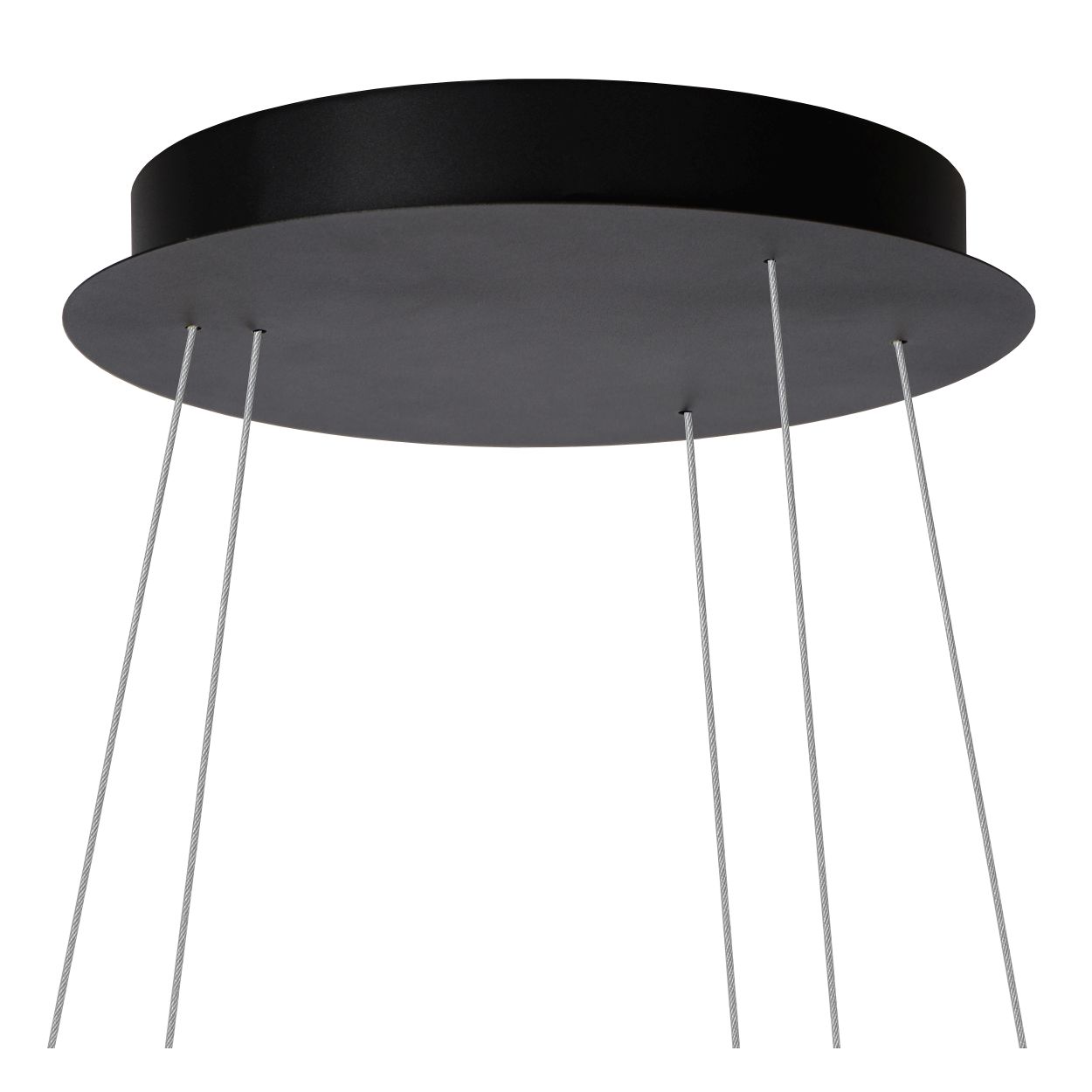 Lucide TRINITI - Hanglamp - Ø 80 cm - LED Dimb. - 3000K - Zwart