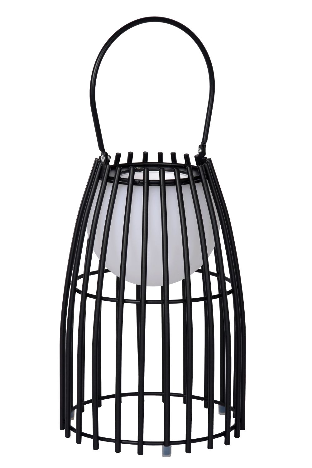 Lucide FJARA - Tafellamp Buiten - Ø 17,5 cm - LED Dimb. - 1x0,3W 3200K - IP44 - 3 StepDim - Zwart