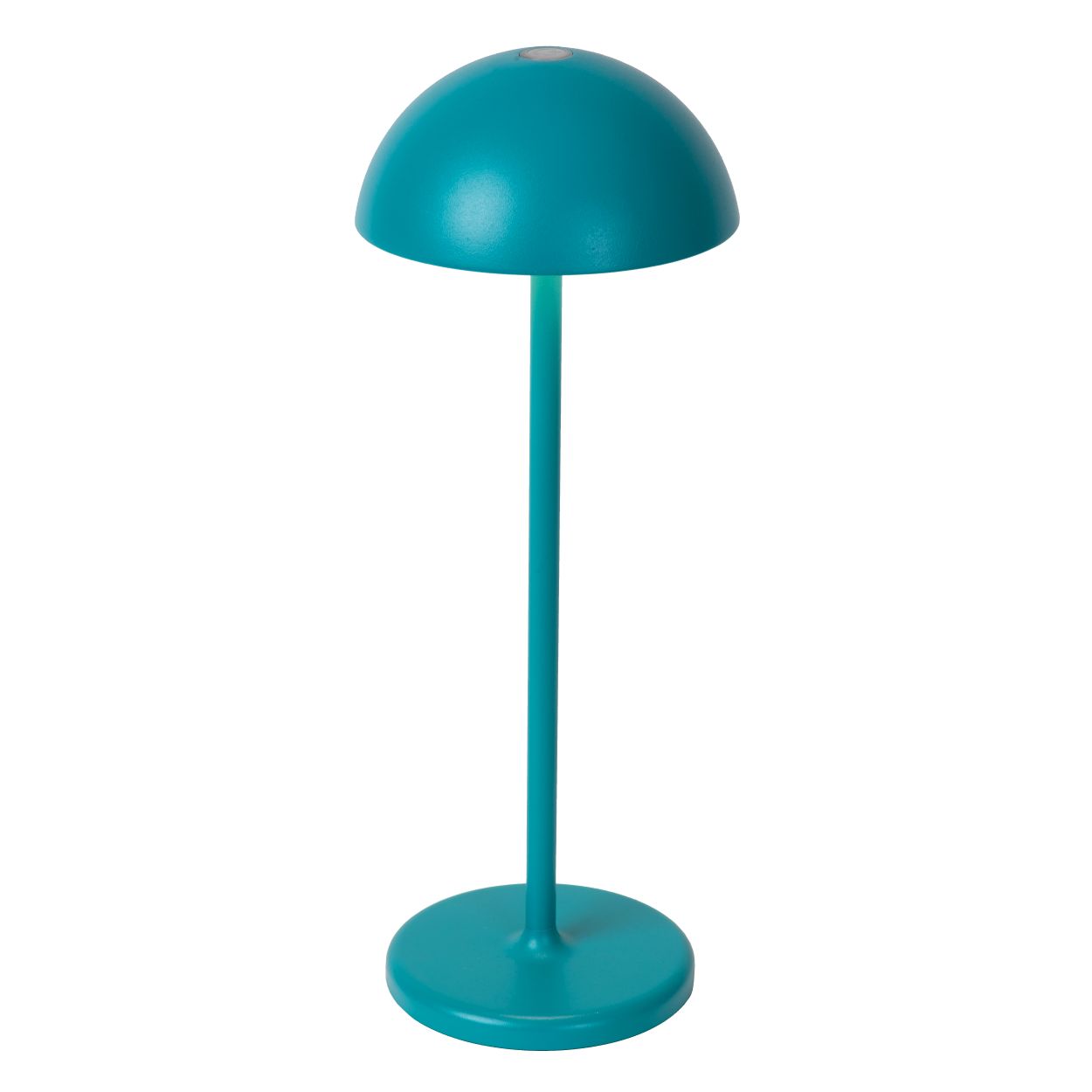 Lucide JOY - Oplaadbare Tafellamp Buiten - Accu/Batterij - Ø 12 cm - LED Dimb. - 1x1,5W 3000K - IP54 - Turkoois