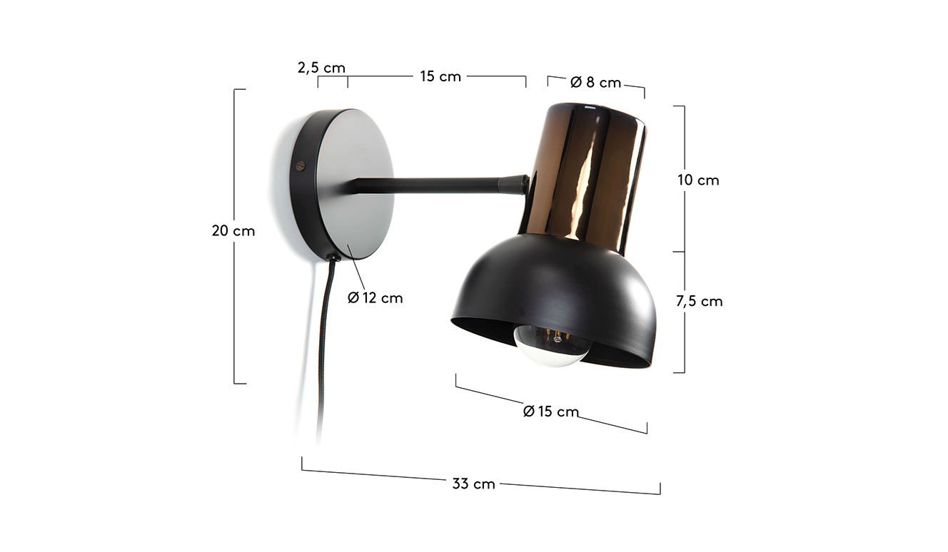 Amina wandlamp