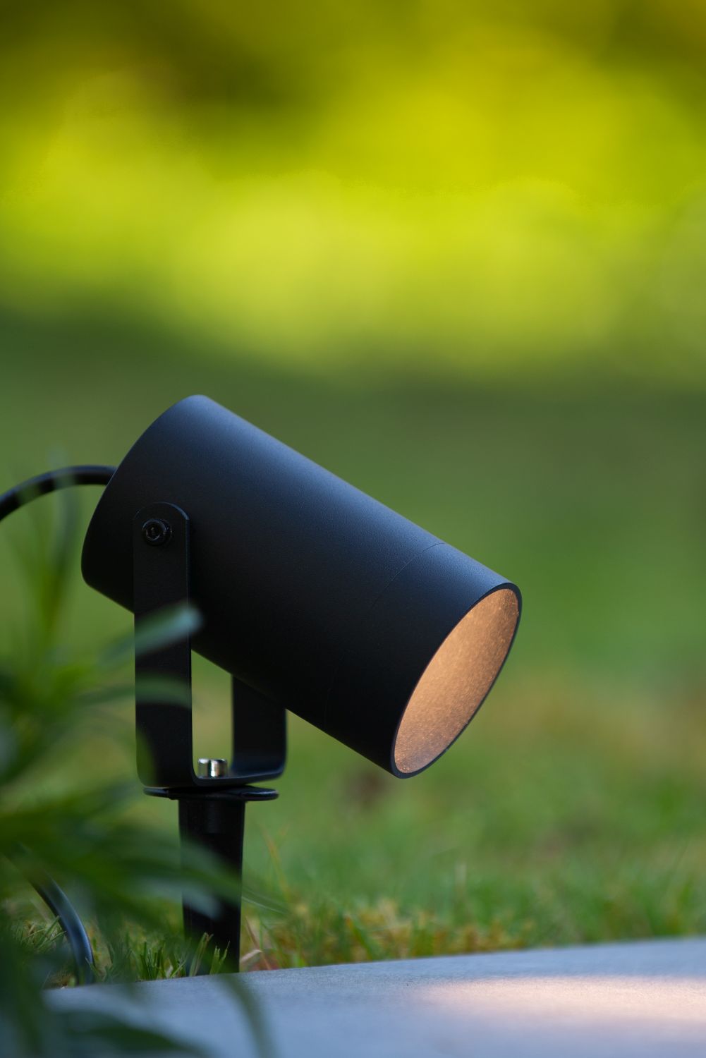 Lucide TAYLOR - Tuinspot Buiten - Ø 10 cm - 1xGU10 - IP65 - Zwart