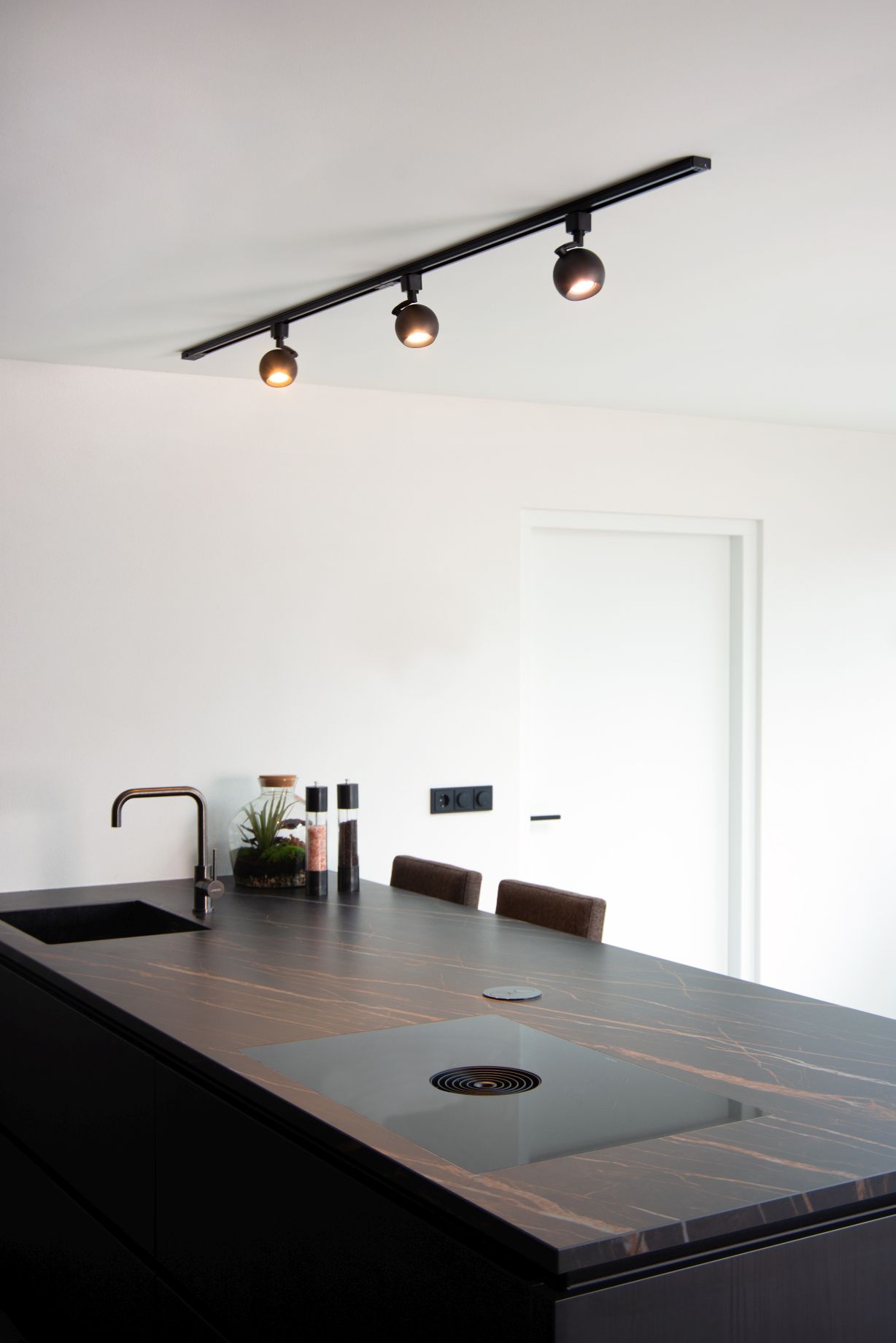 Lucide TRACK FAVORI Railspot - 1-fase Railsysteem / Railverlichting - 1xGU10 - Zwart (Uitbreiding)