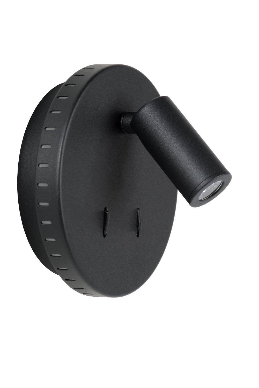 Lucide BENTJER - Wandlamp - Ø 14 cm - LED - 1x11W 3000K - Zwart