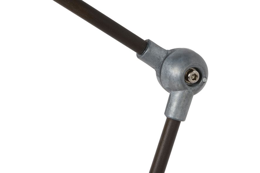 Lucide HONORE - Bureaulamp - 1xE14 - Roest bruin