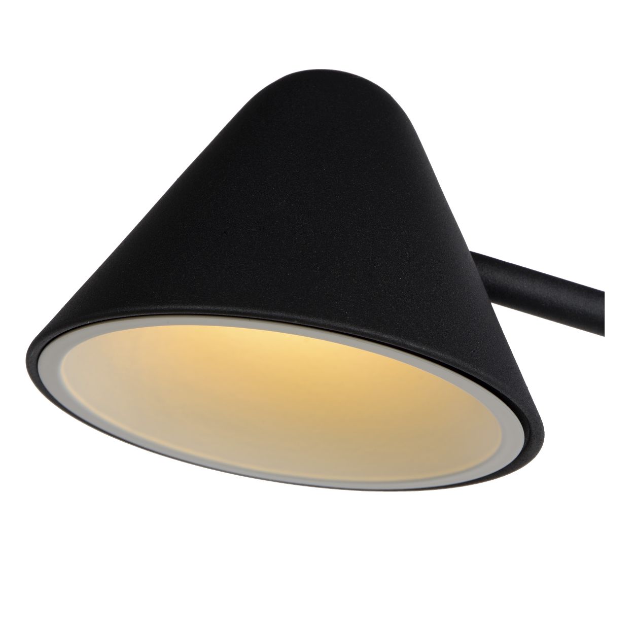Lucide DEVON - Bureaulamp - LED - 1x5W 3000K - Zwart