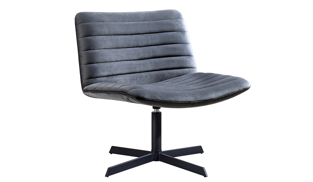 Kick Fauteuil Beau - Velvet Grijs
