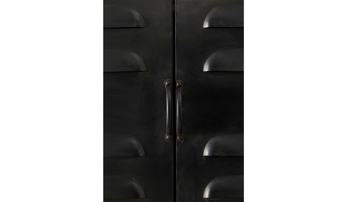 Boaz cabinet metal black