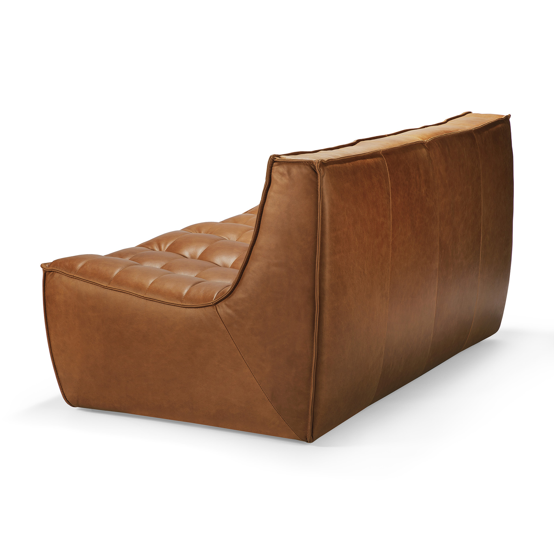 Ethnicraft - N701 Old Saddle leren 2-zitsbank (140 x 91 x 76 cm)
