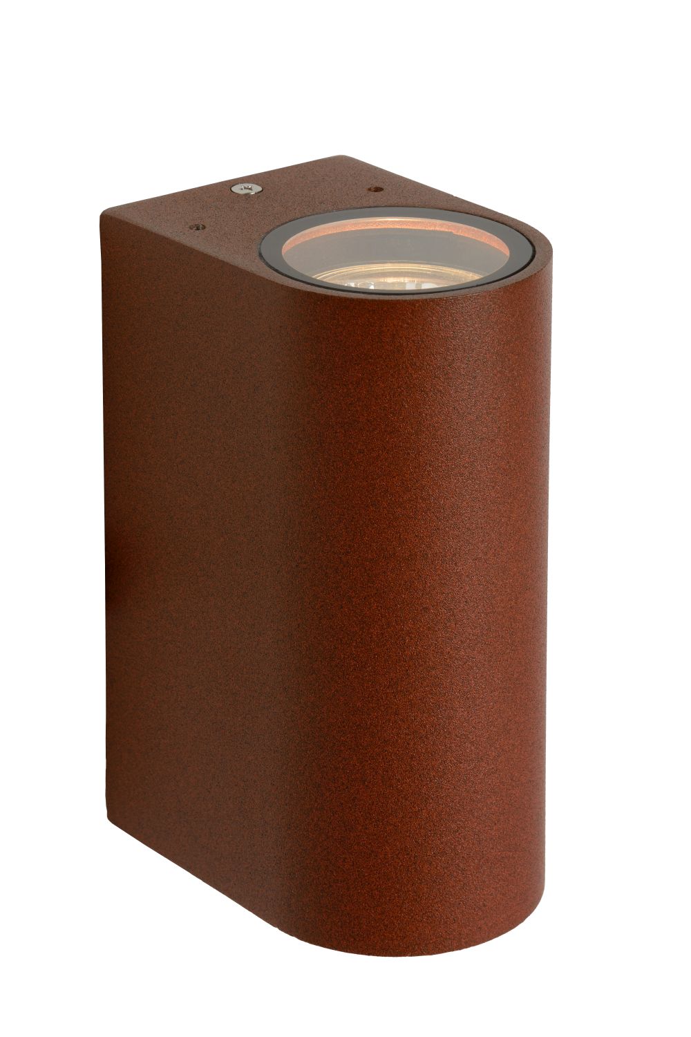 Lucide BOOGY - Wandspot Buiten - 2xGU10 - IP44 - Roest bruin